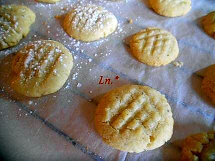recette Biscuits écrasés à la noisette