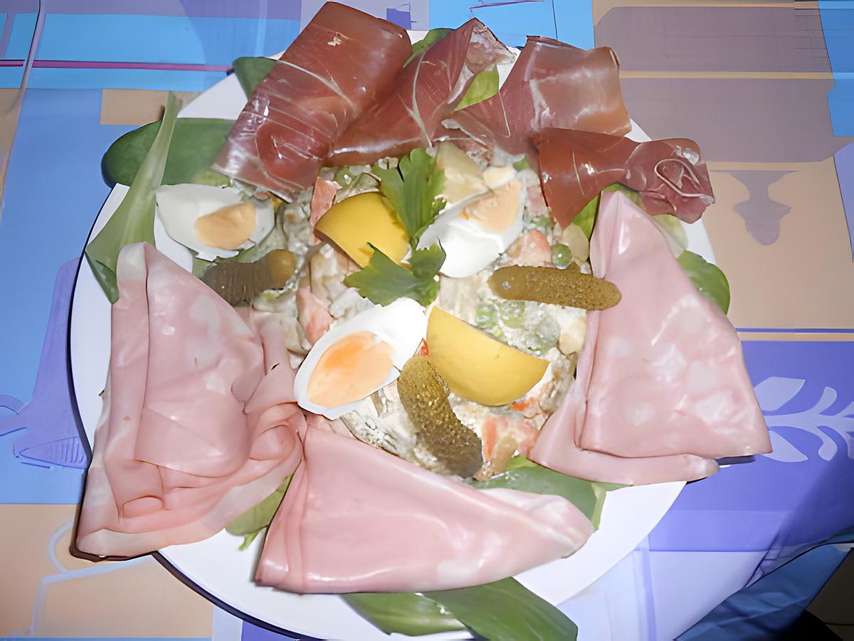 recette INSALATA  RUSSA