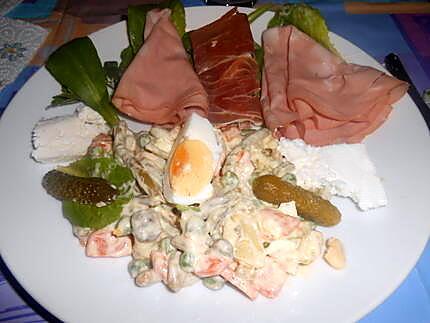 recette INSALATA  RUSSA