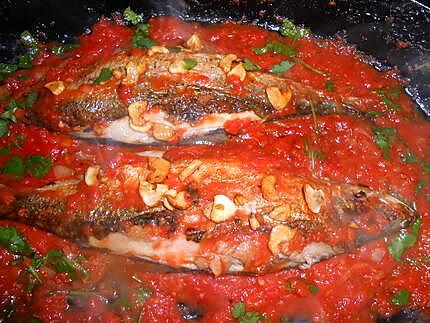 recette Hareng a la sauce tomate épicée