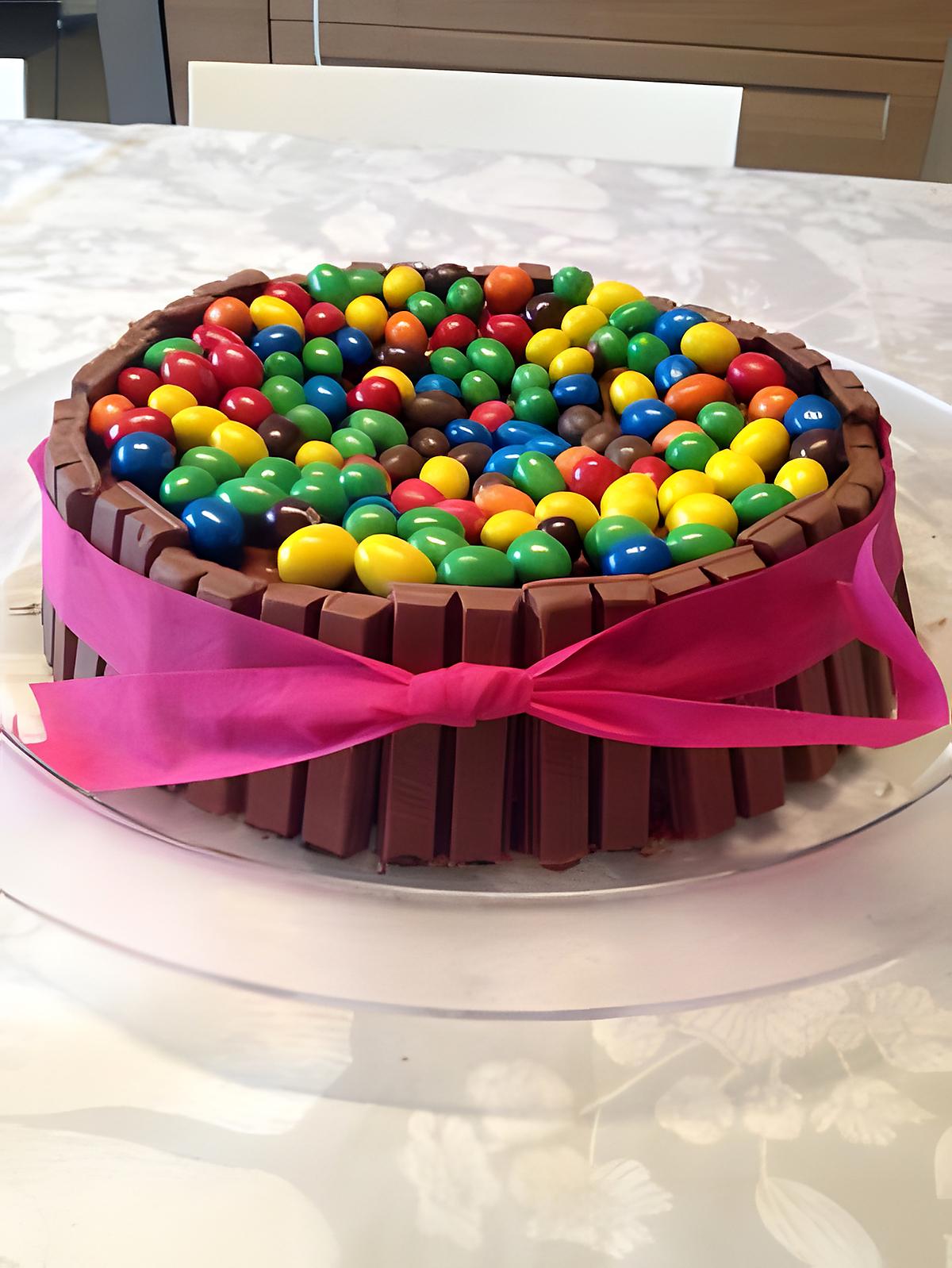 recette Gâteau d'anniversaire base chocolat