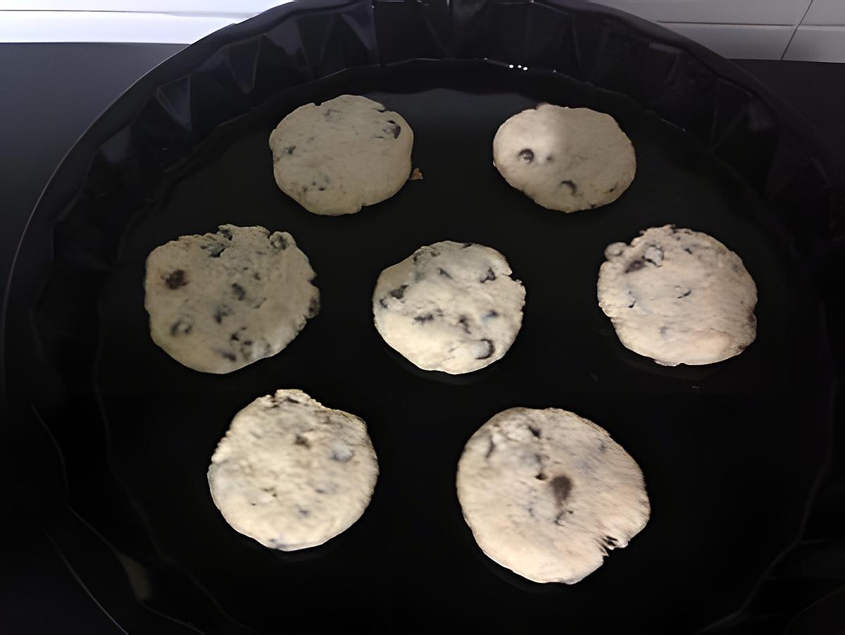 recette Cookies au chocolat noir pas trop sucrés