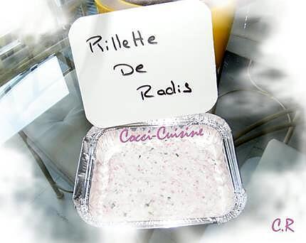 recette Rillettes de radis au Philadelphia