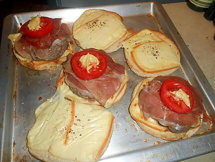 recette Hamburger façon raclette