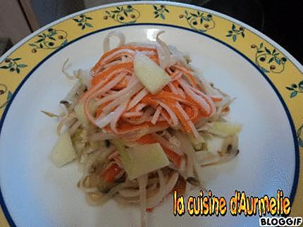 recette Salade chinois au surimi