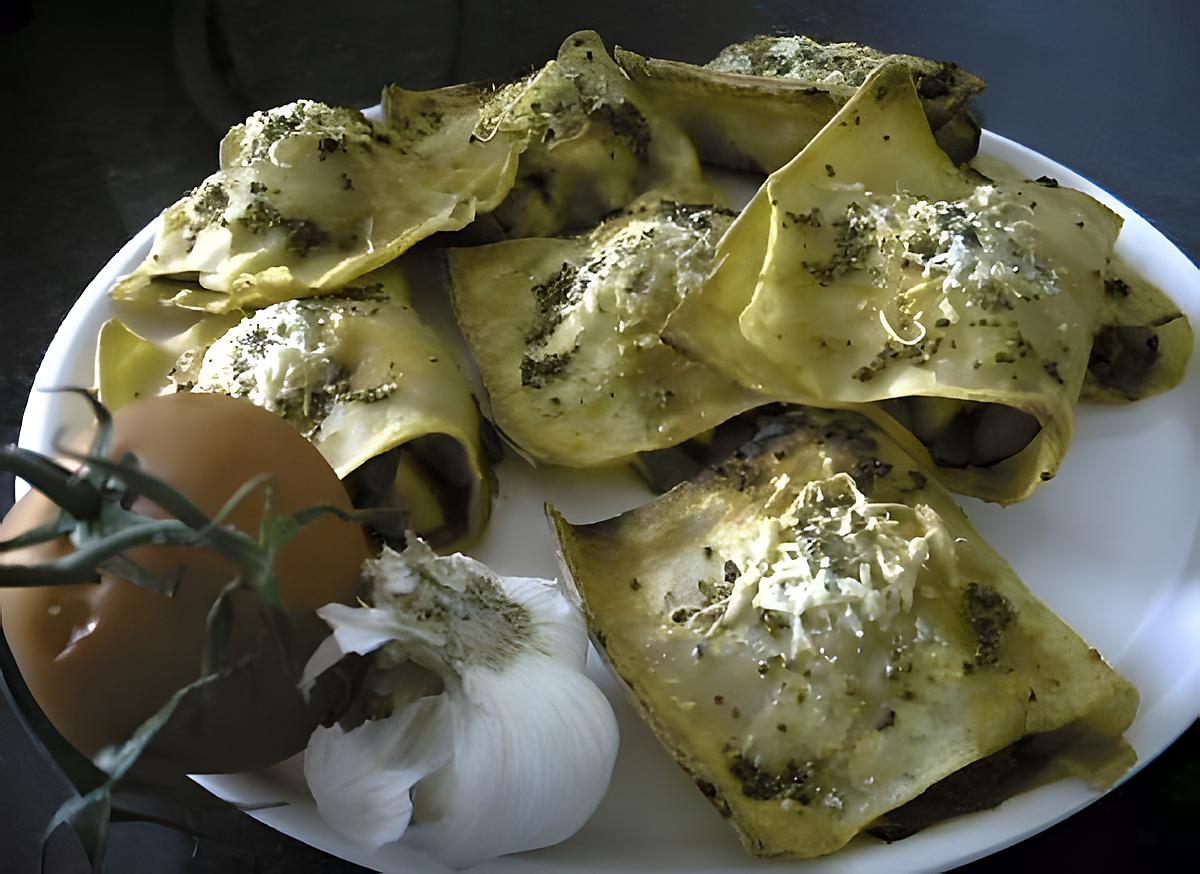 recette Bourses de lasagne au petit goût d'Italie