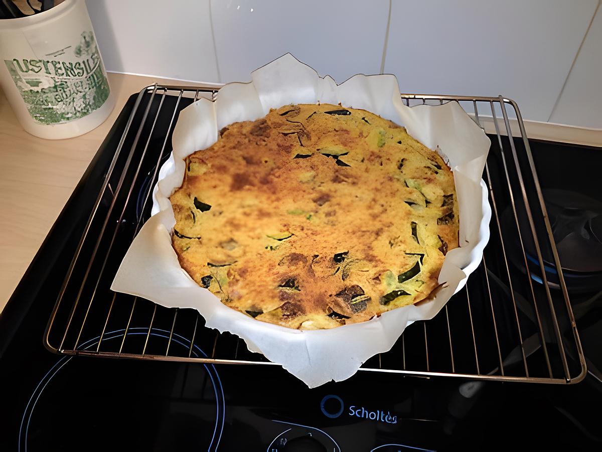 recette TARTE AUX COURGETTES SANS PATE