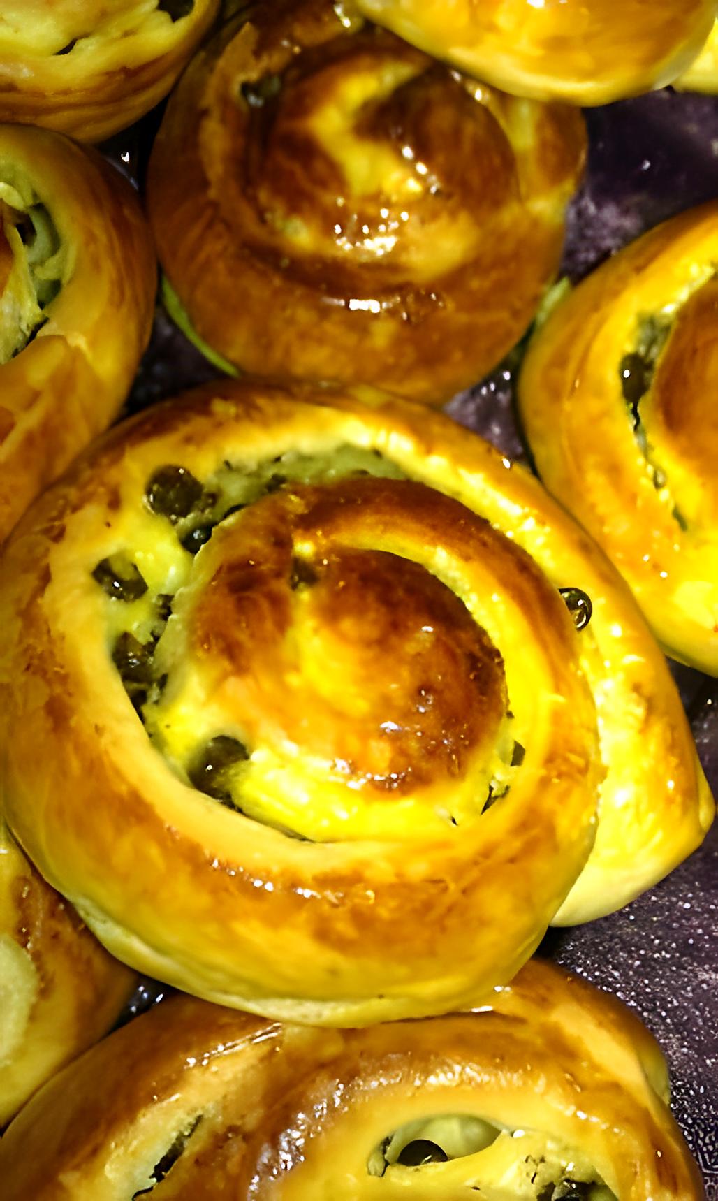 recette escargots briochés à la crème pâtissière