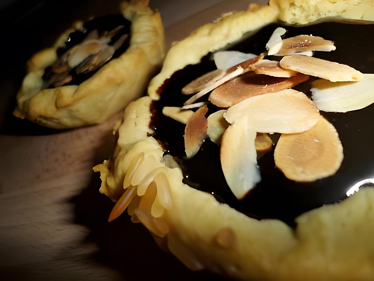 recette Mini tartelettes choco-amandes