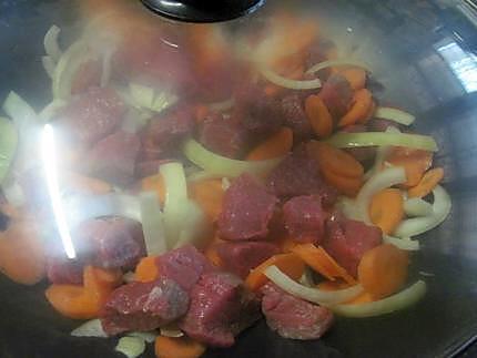 recette Boeuf mode aux carottes. sans alcool.