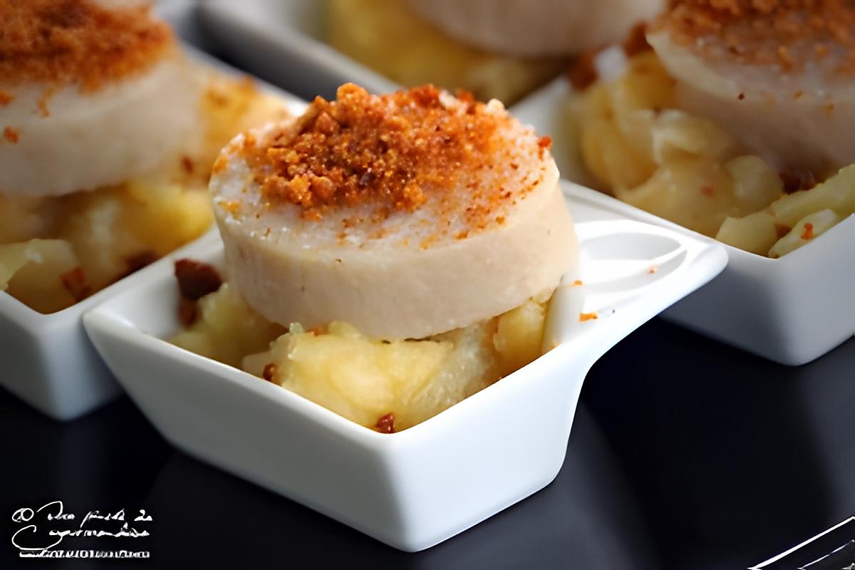 recette Boudin blanc à la pomme et au pain d’épices