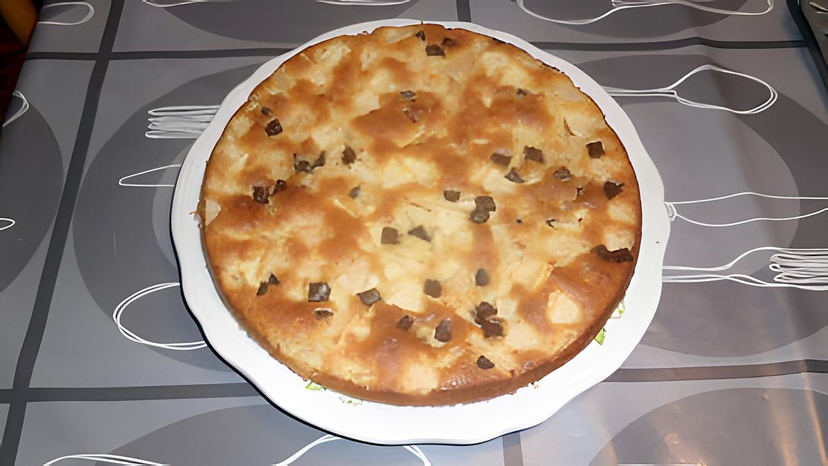 recette gateau pomme pepite de choco