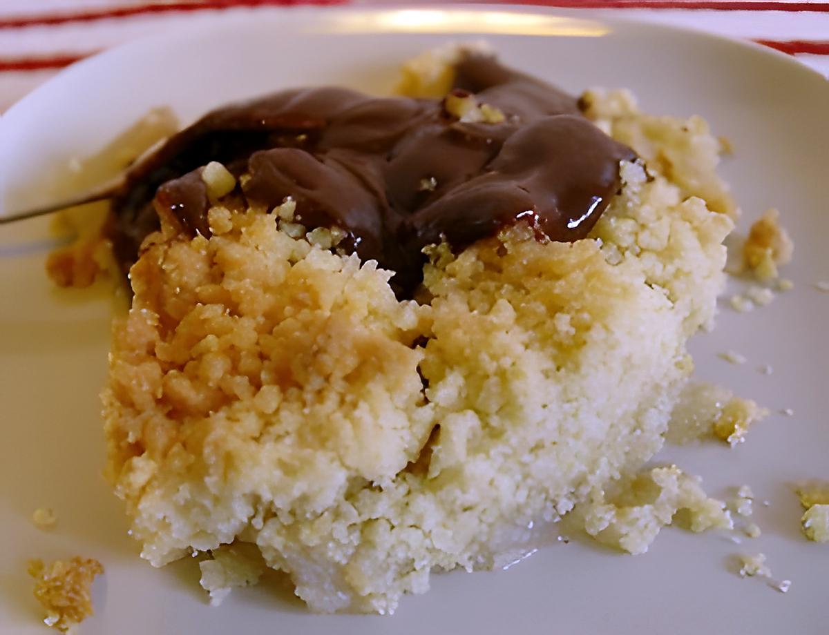 recette crumble pomme poire et son napage chocolat