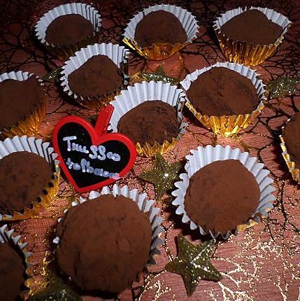 recette Truffes de Noel au tolberonne