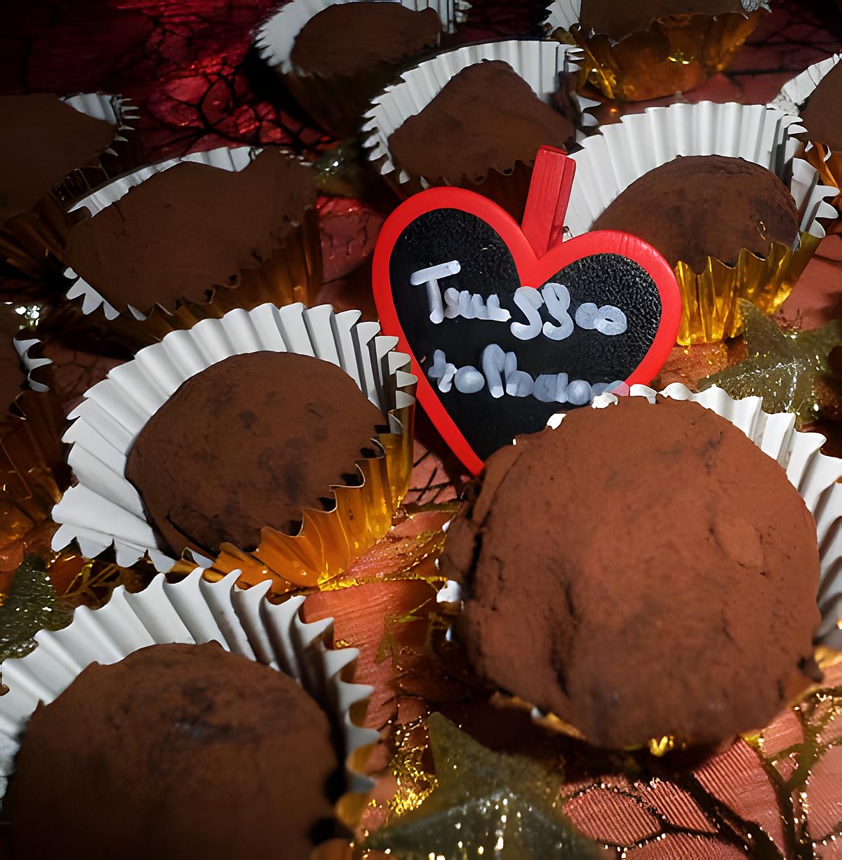 recette Truffes de Noel au tolberonne