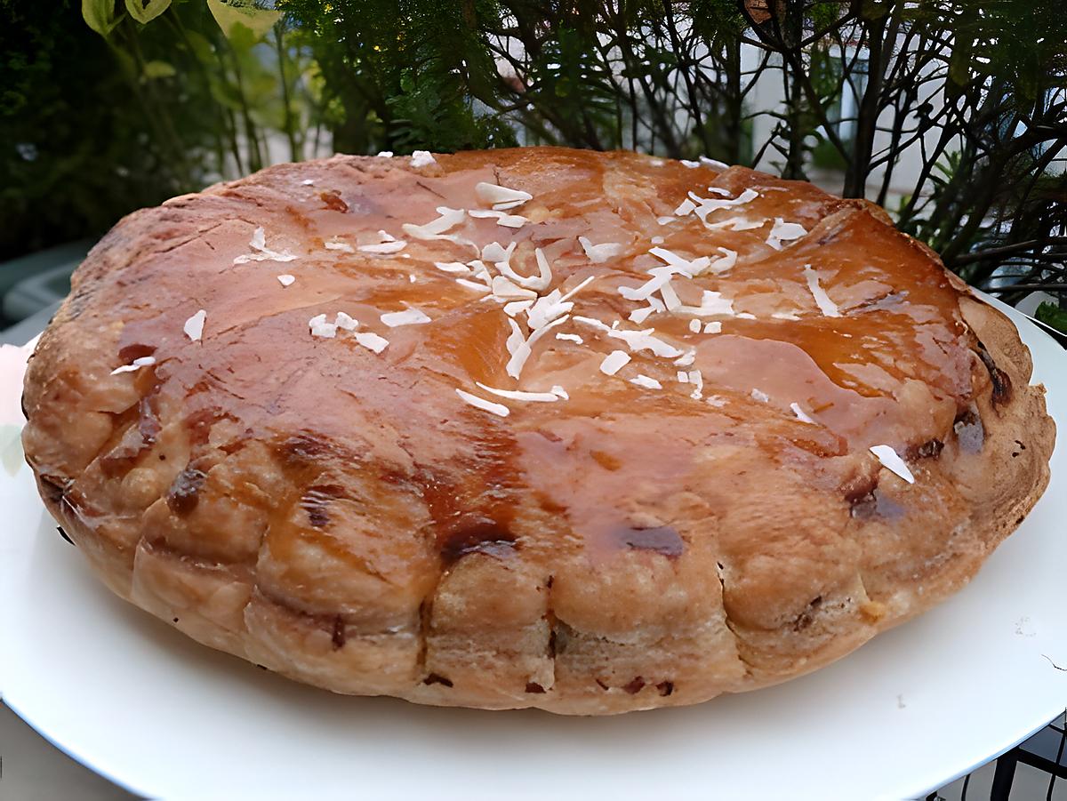 recette galette des rois au chocolat guimauve