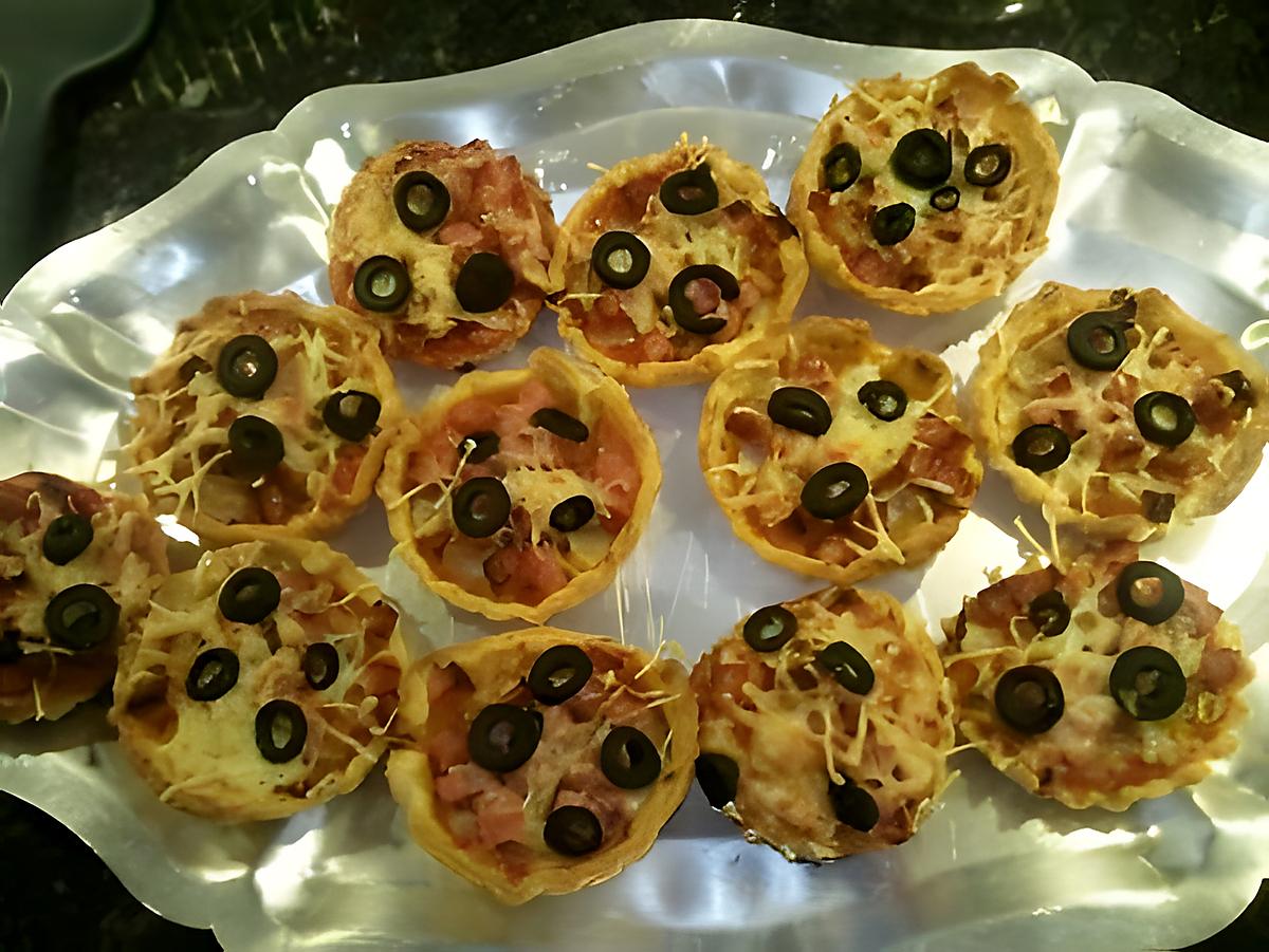 recette mini pizza (sauce tomate )