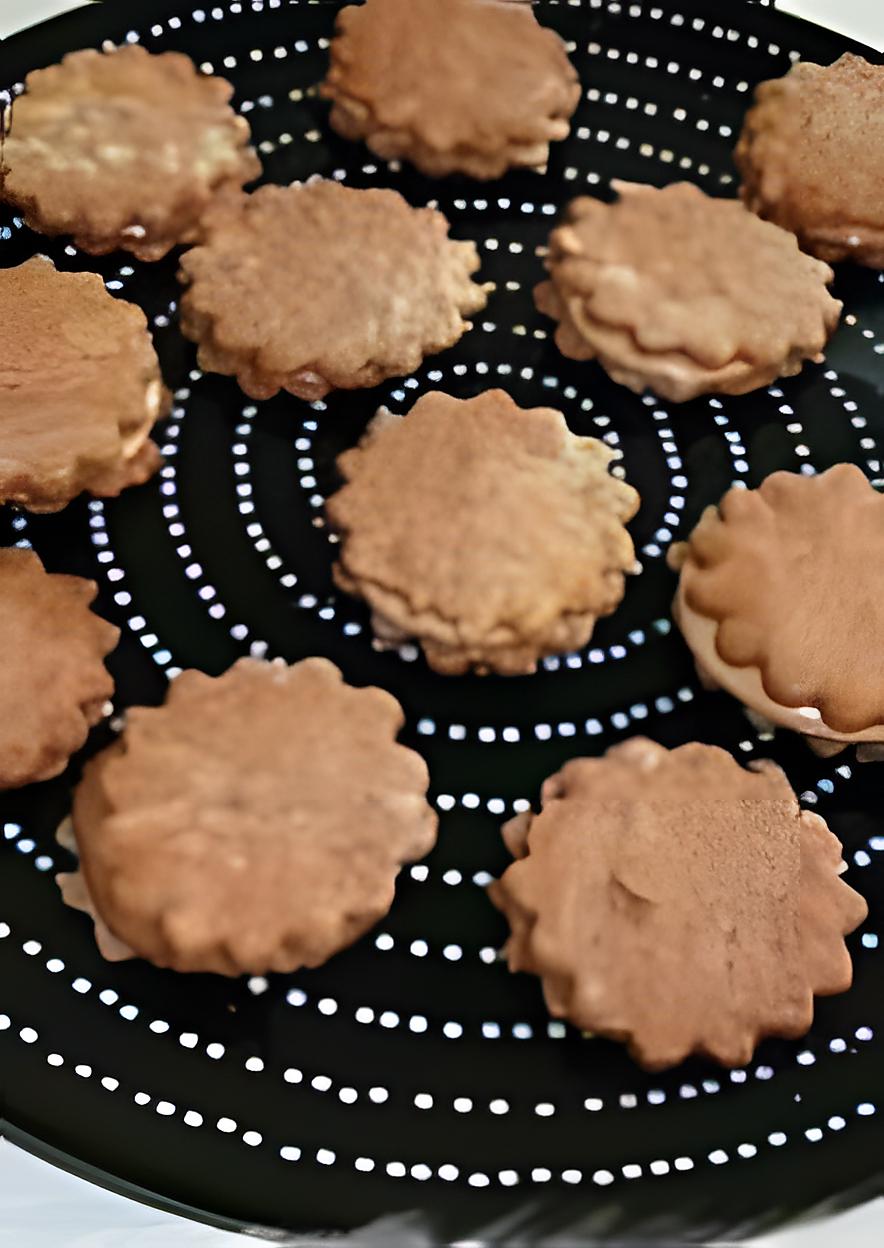 recette delice choco noisette et son fourage vanille