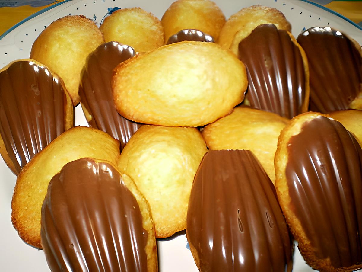 recette madeleine enrobé