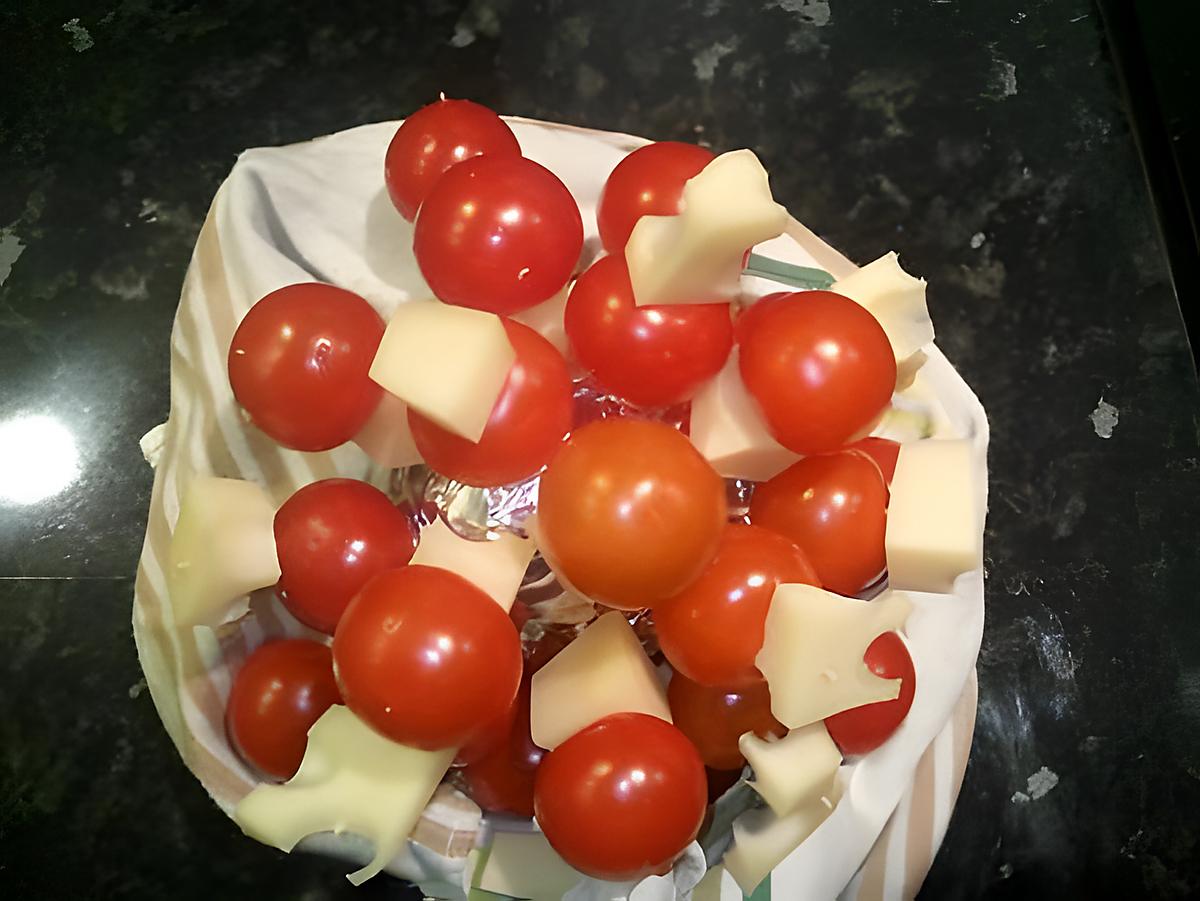 recette hérisson (fromage tomate)
