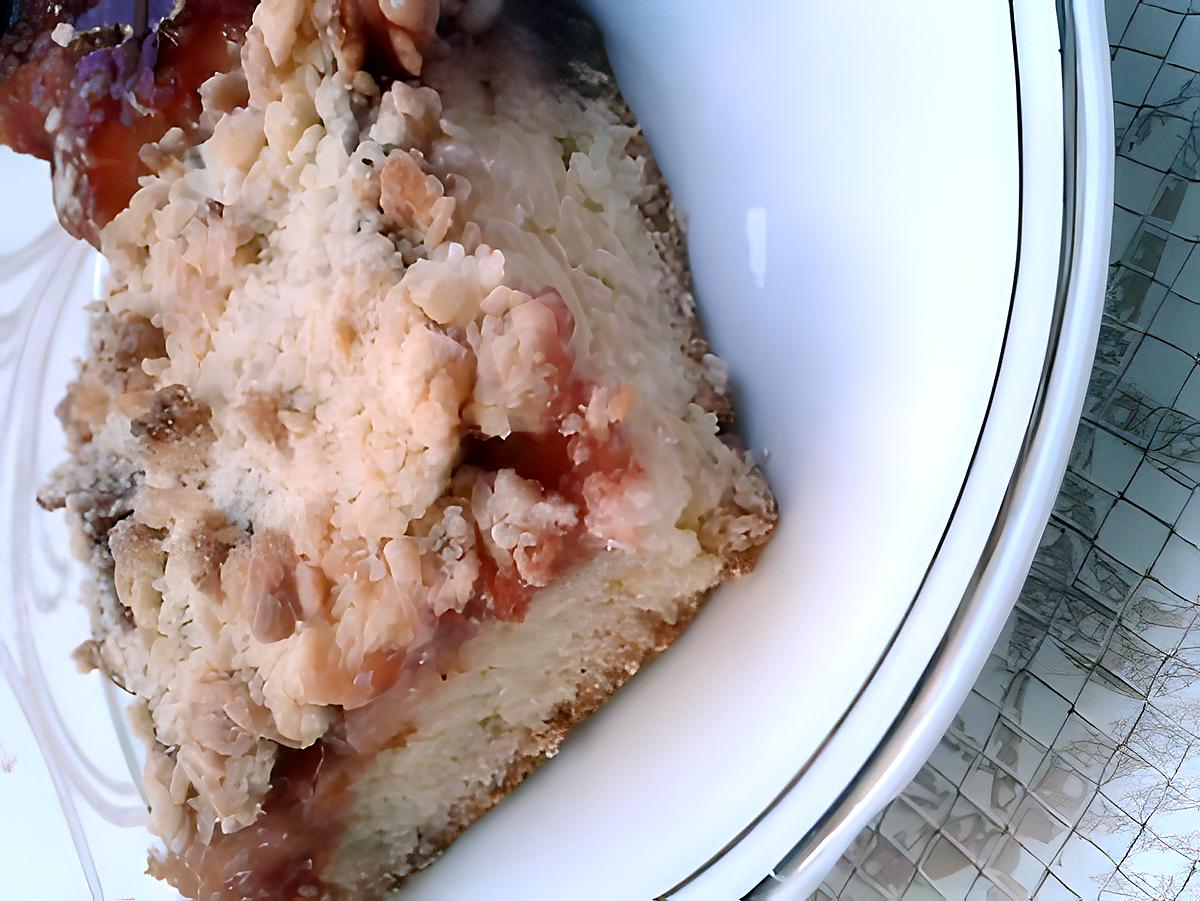 recette gateau confiture façon crumble