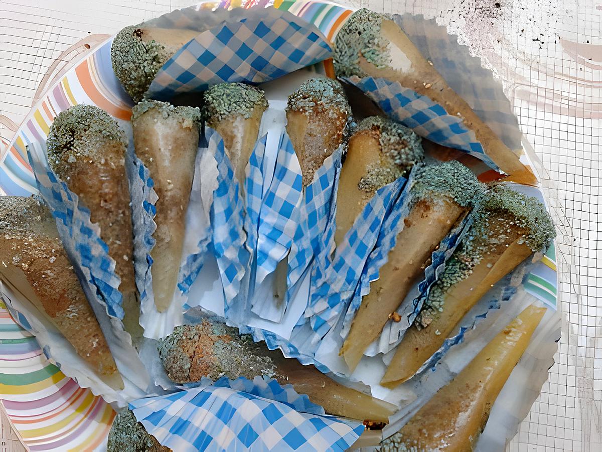 recette cornets aux amandes