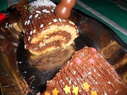 recette Bûche de Noël au Nutella