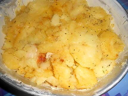 recette TORTINO  DI  PATATE  E  BOUDIN BLANC