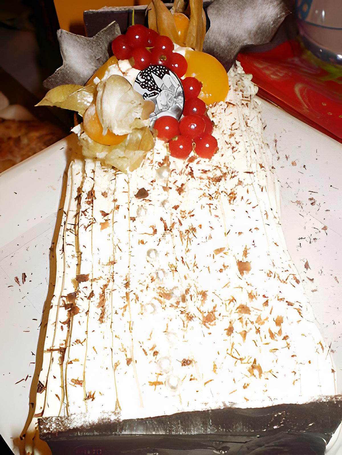 recette ma buche de NOEL