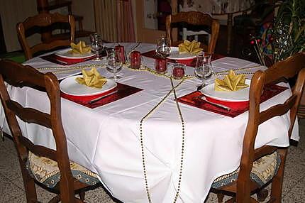 recette Ma table du réveillon de Noël