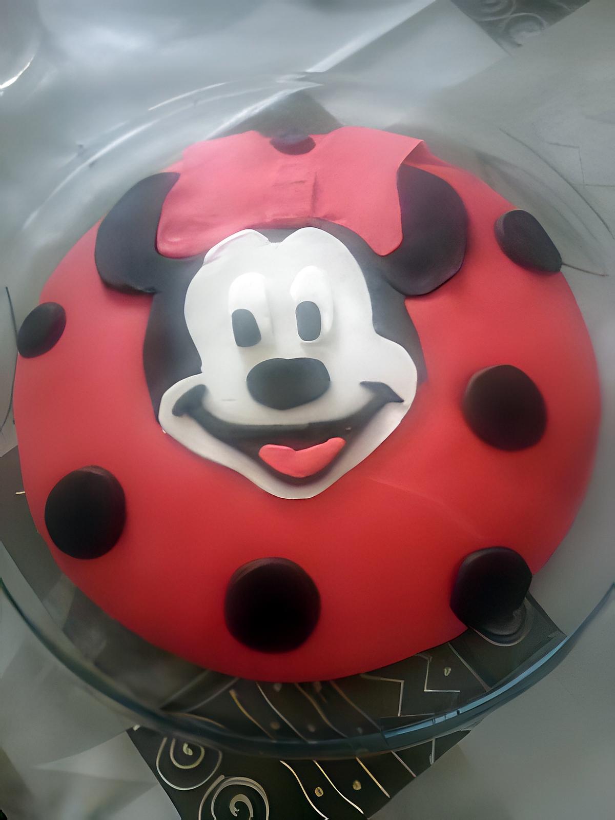 recette gateau d'anniversaire minnie pour les 4 ans de ma niece