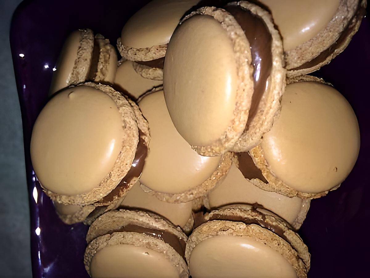 recette Macarons ganache praliné