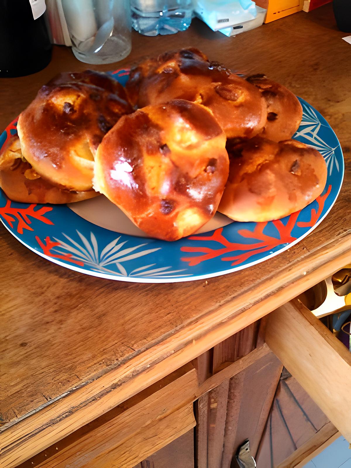 recette petit pain brioche du matin