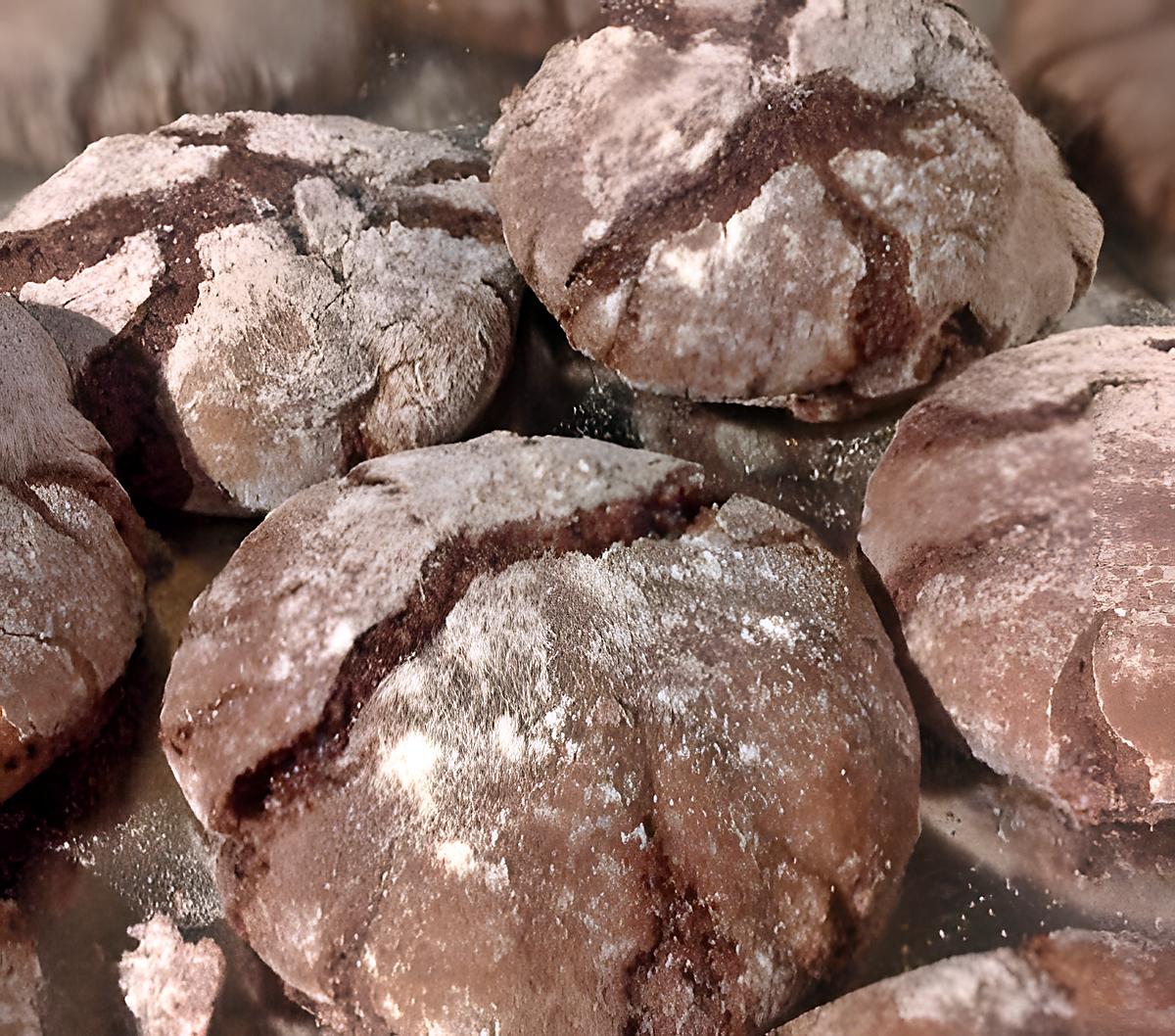 recette ~ Amaretti au chocolat  ~