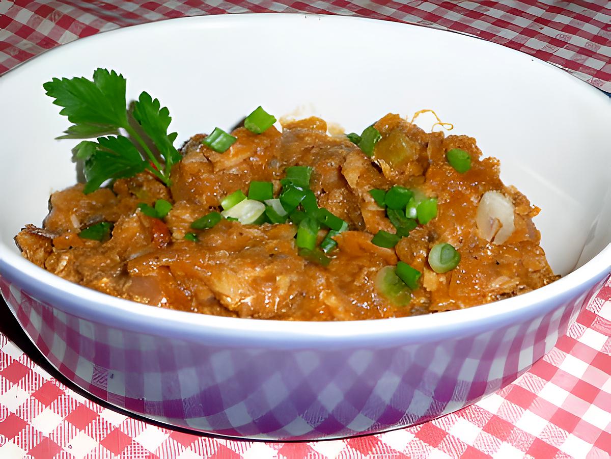 recette Tartinade de pilchards "saveur des îles"