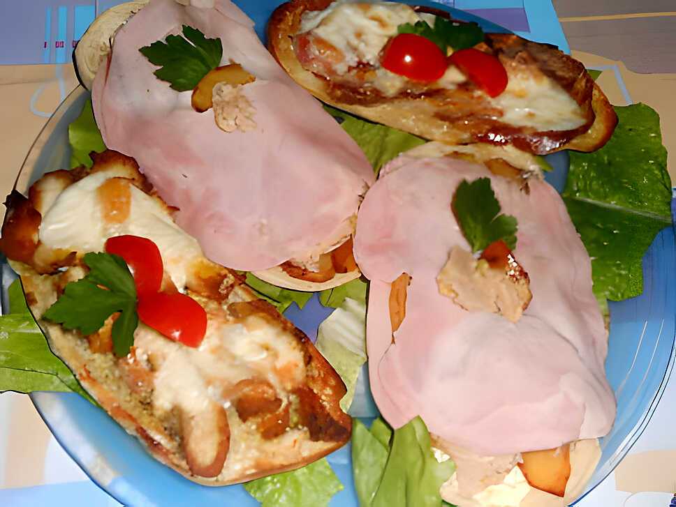 recette CE SOIR TARTINES : TARTINE 1ère VERSION