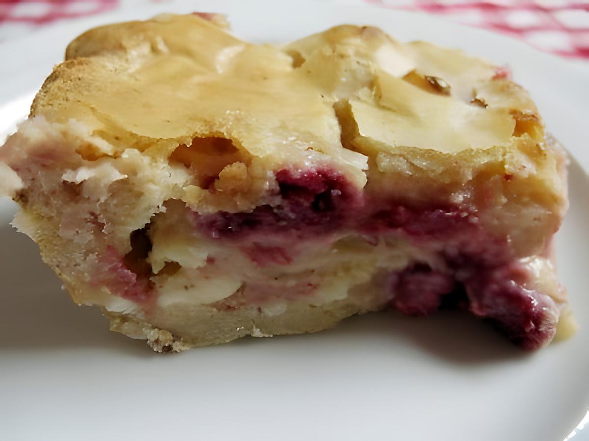 recette brownies chocoblanc framboise