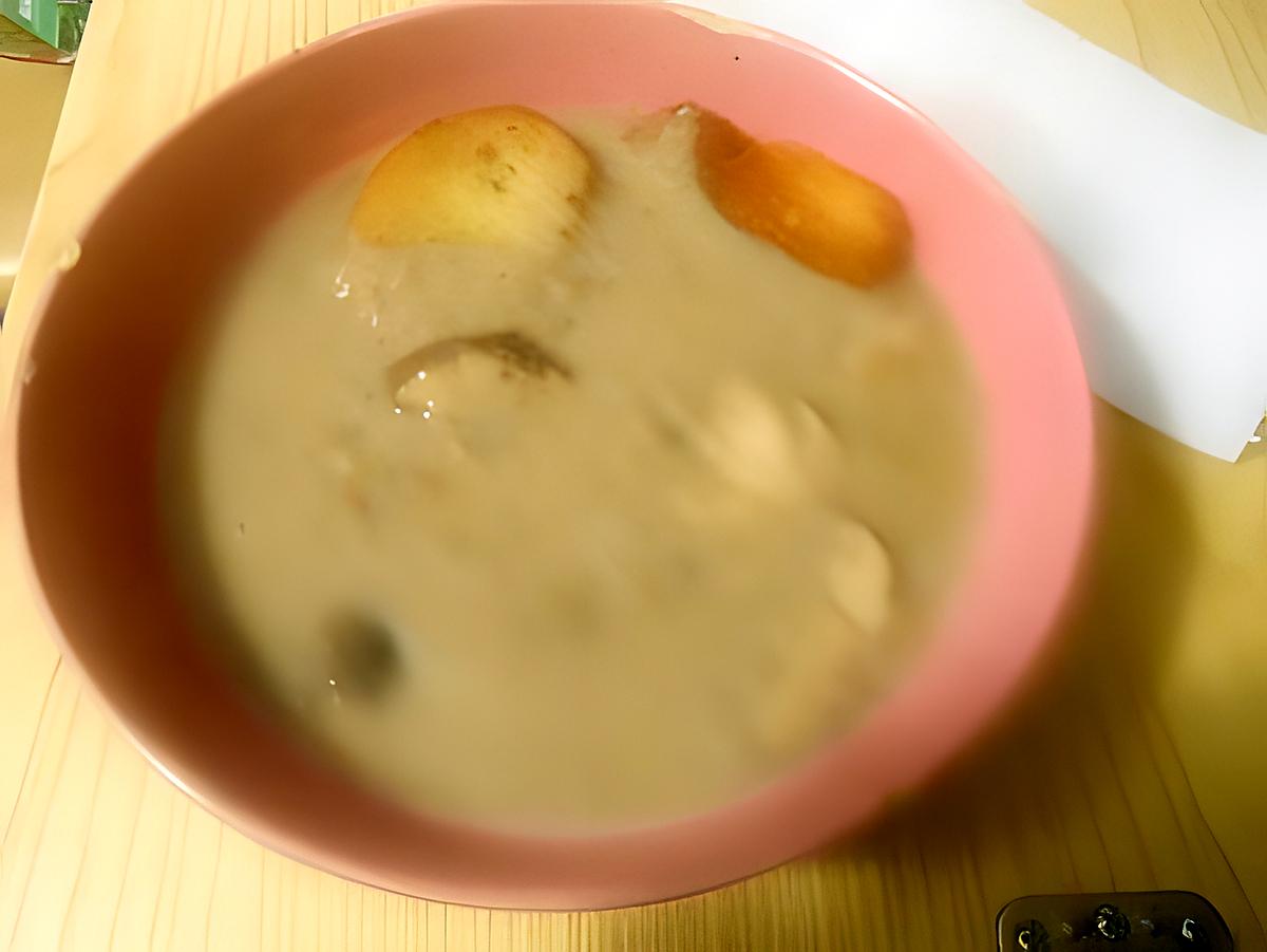 recette VELOUTE CASTAGNE  E  PORCINI  (CHATAIGNES ET CEPES)