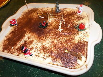 recette Tiramisu à la créme de marron de Noel