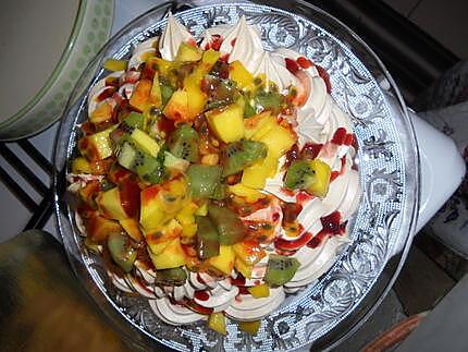 recette Pavlova aux fruits