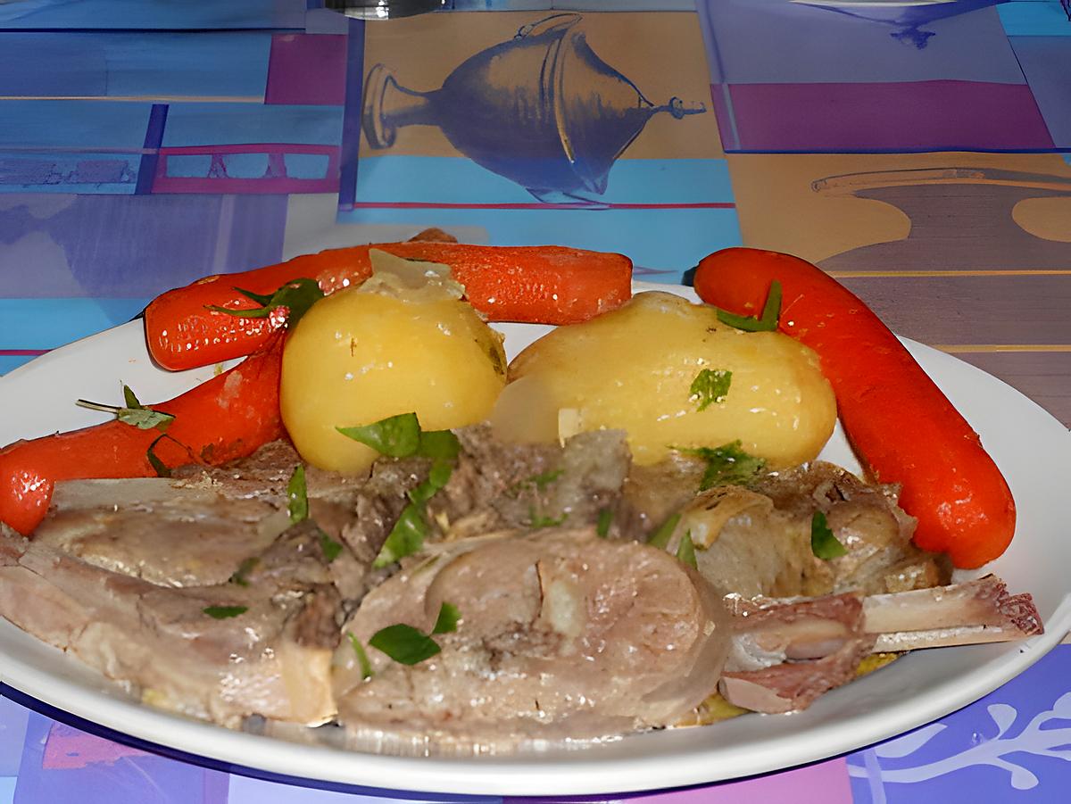 recette BLANQUETTE  D'AGNEAU