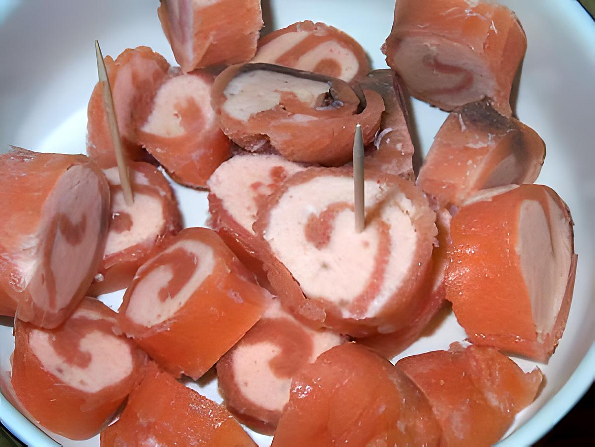 recette Roulé de saumon au mascarpone