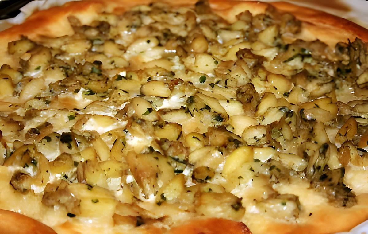 recette Pizza aux cuisses de Grenouille
