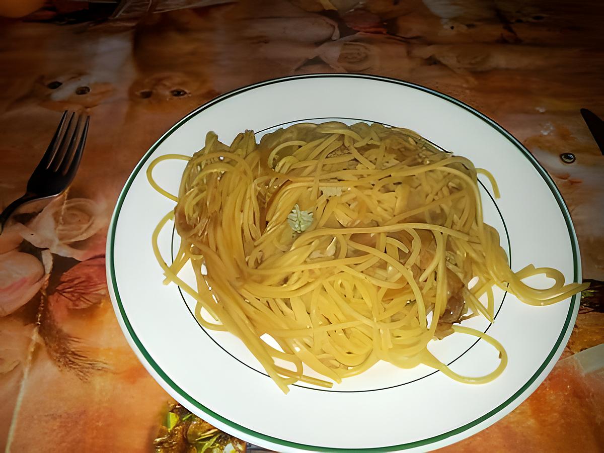 recette spaghettis au gorgonzola et aux oignons caramélisés