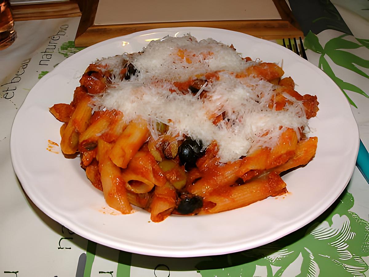 recette Penne alla Calabrese (pennes à la Calabraise)