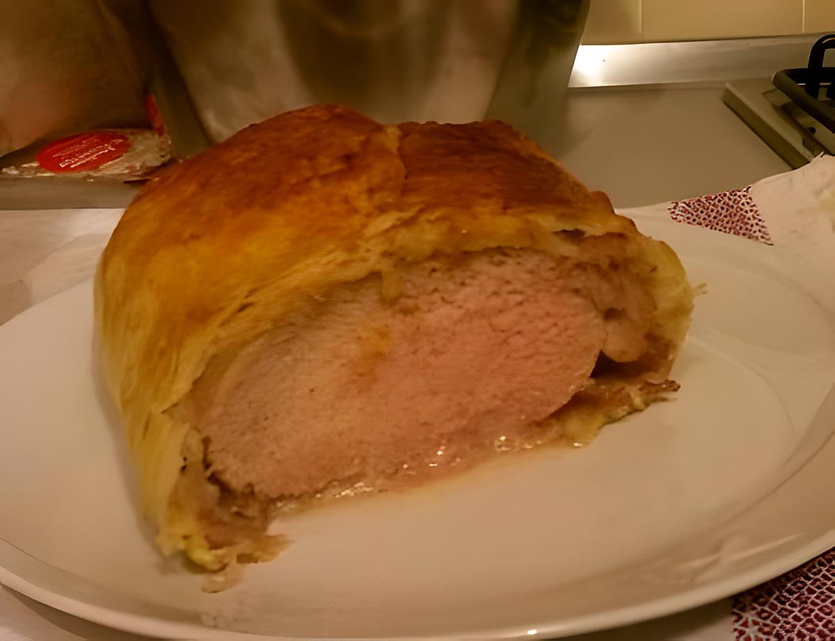 recette Porc en croûte