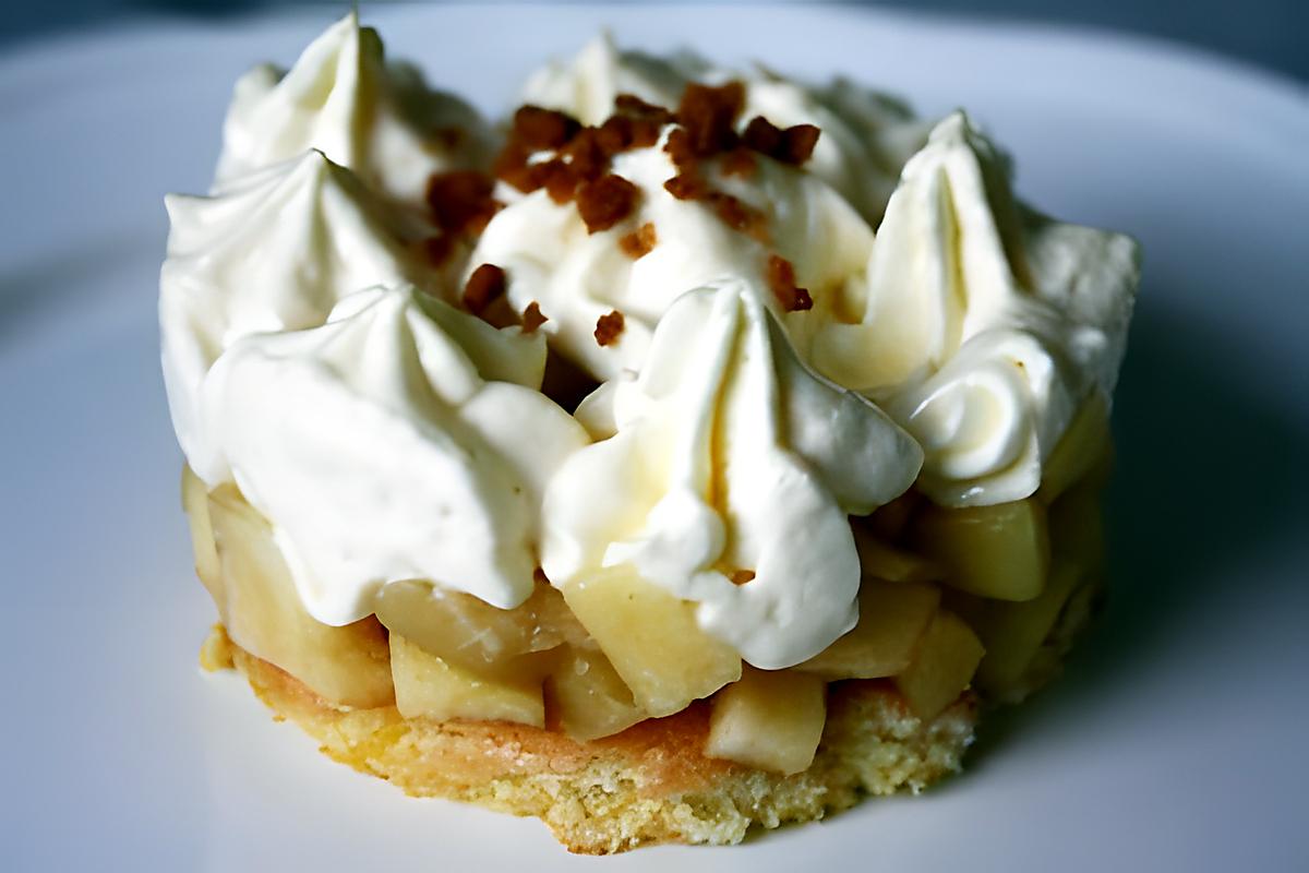 recette Brunoise de pomme et sa mousse de mascarpone