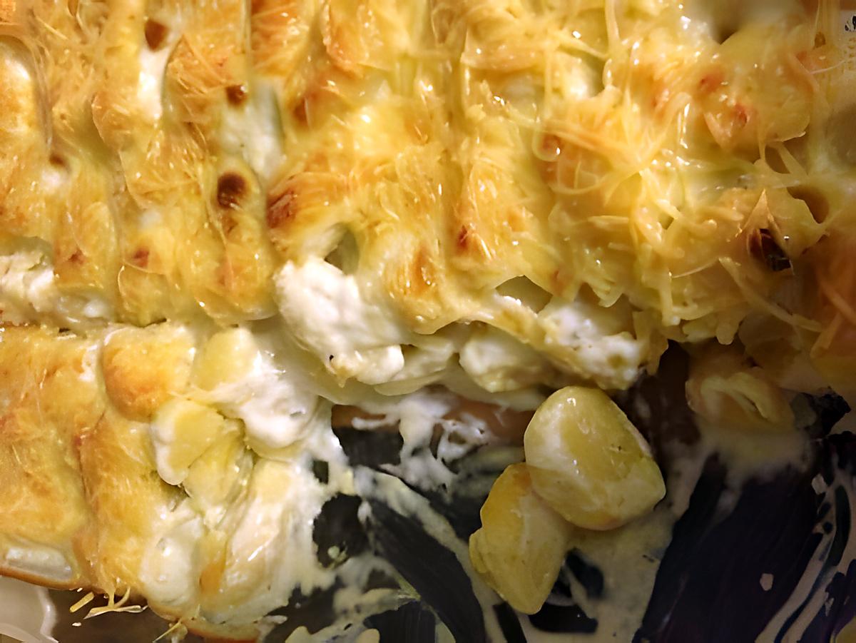 recette Gnocchi au 3fromage gratinee