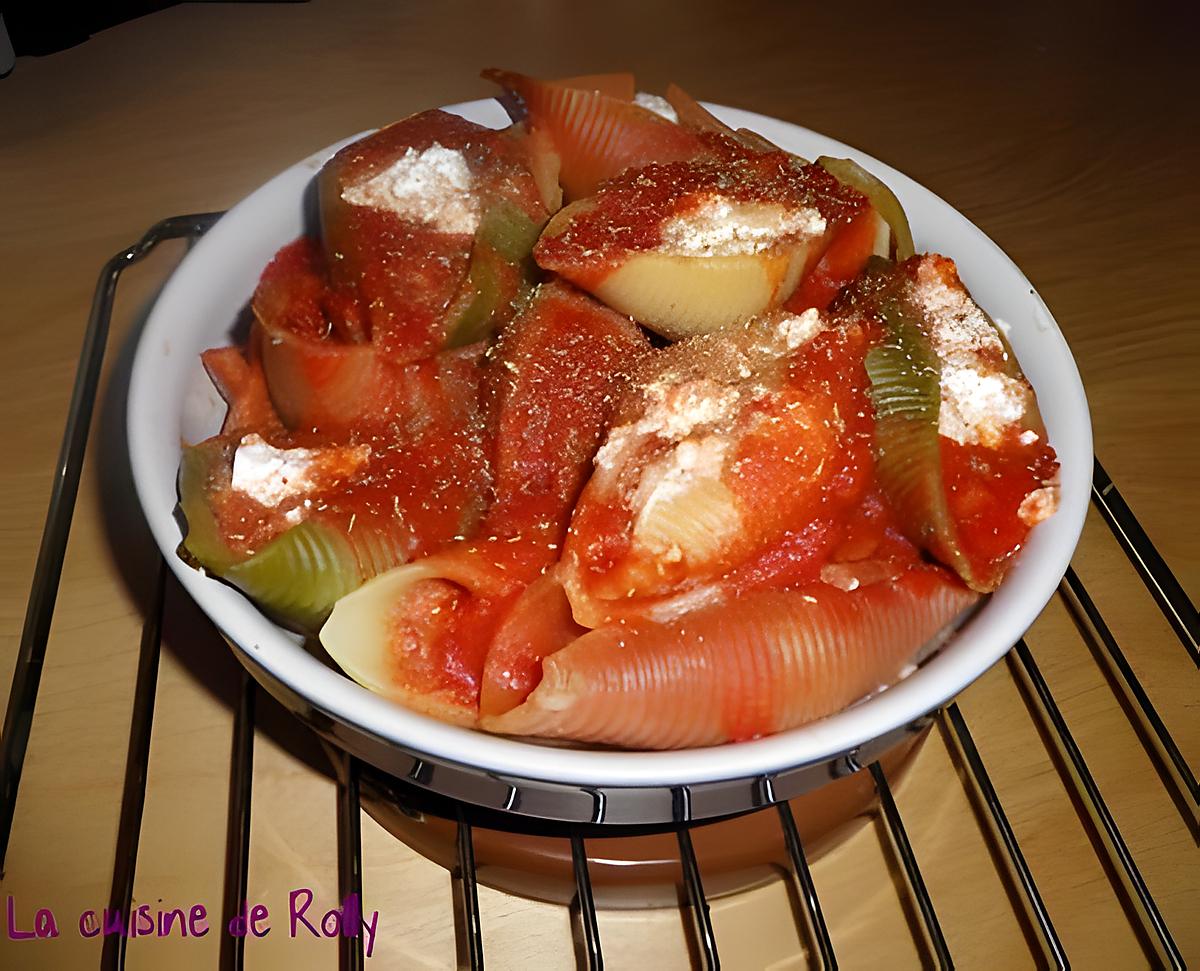 recette Conchiglionis farcis au thon