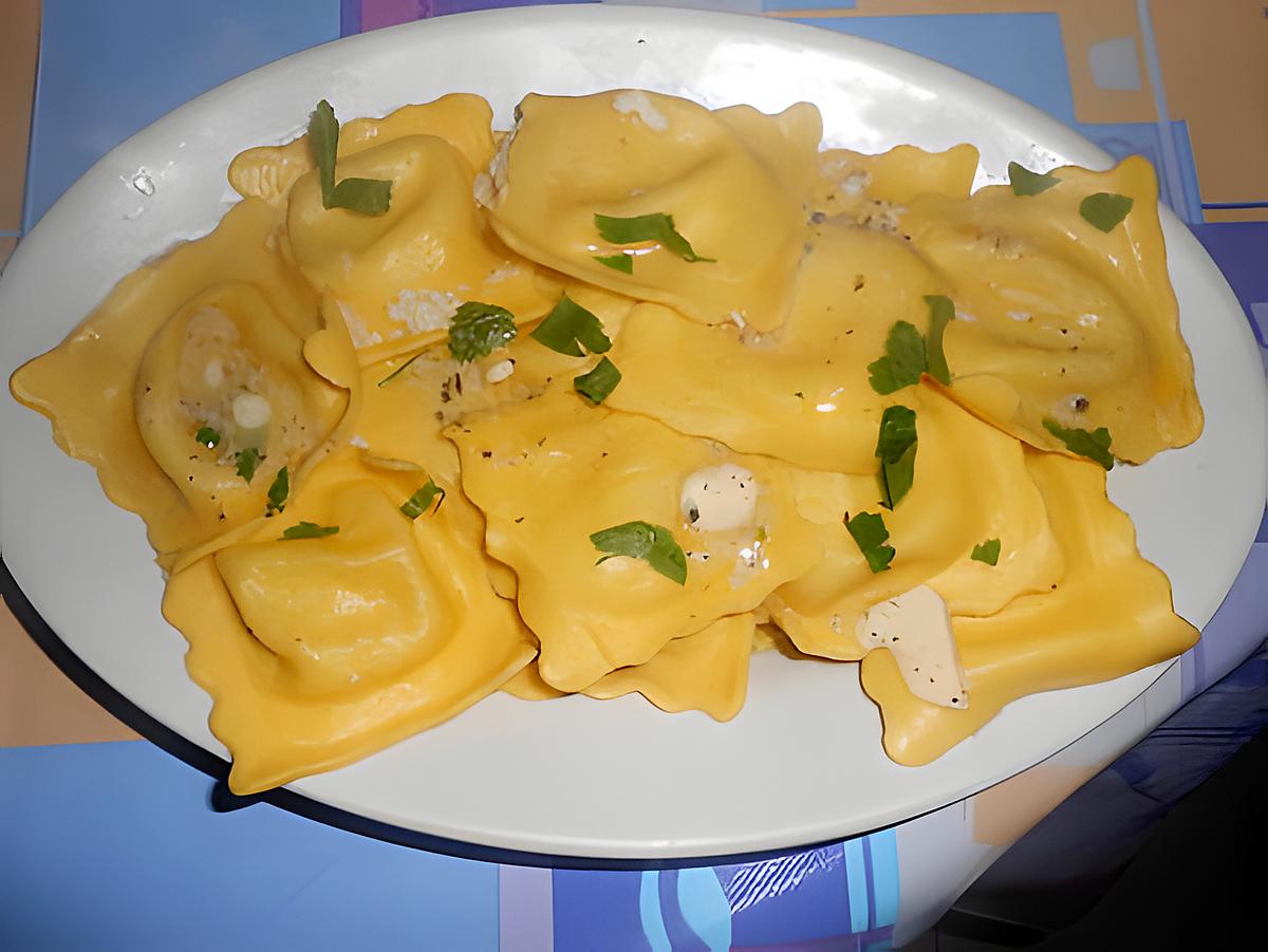 recette RAVIOLI  RICOTTA  TRUFFE